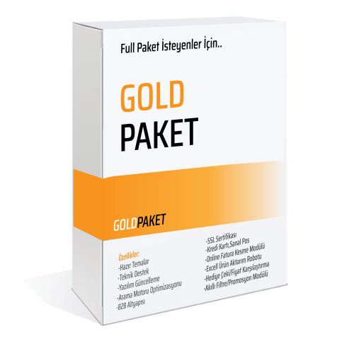 Gold Paket Yıllık Ücret - E-ticaret - Dokuz Yazılım