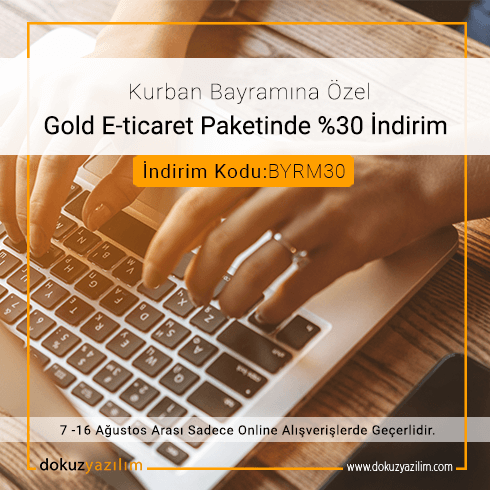 Kurban Bayramına özel Gold e-ticaret paketinde
%30 indirim